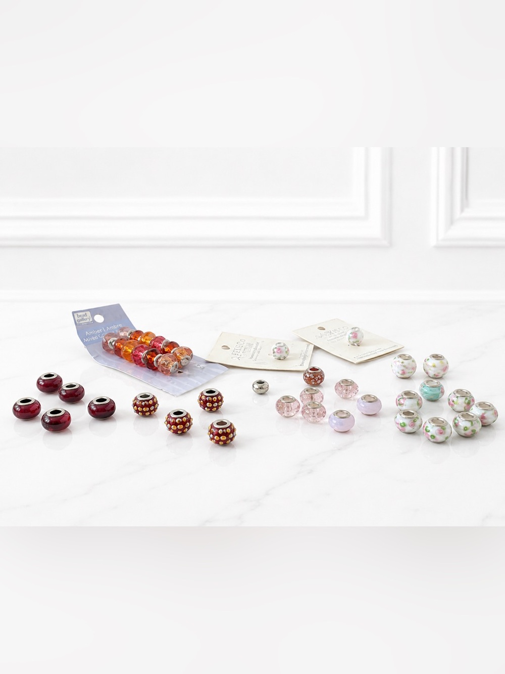 40 European Style Beads